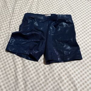 Under Armour Women's Shiny Navy Bike Shorts